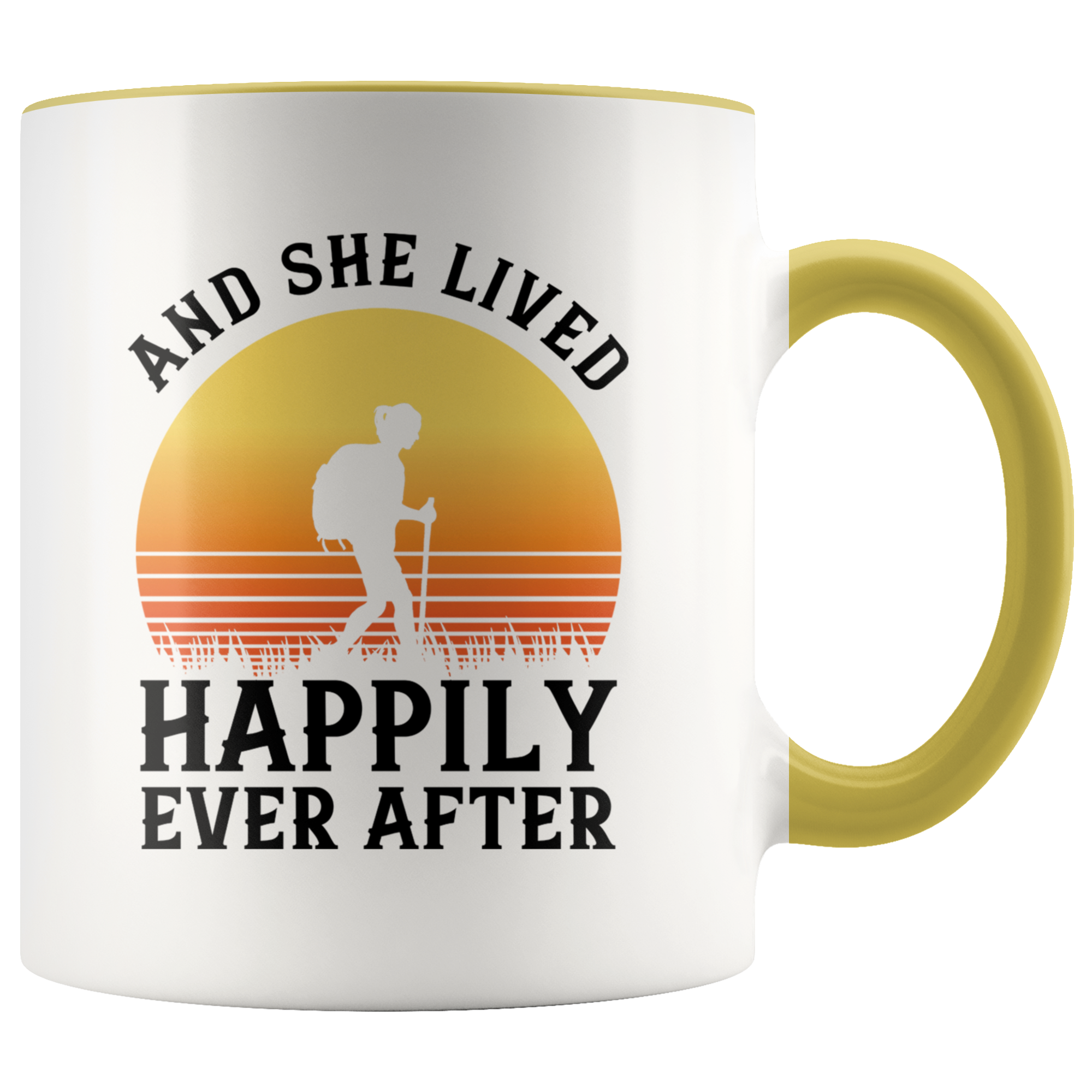 Accent Mug - Hiking Girl Happily Ever After