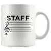 White 11oz Mug - Music Staff Mug