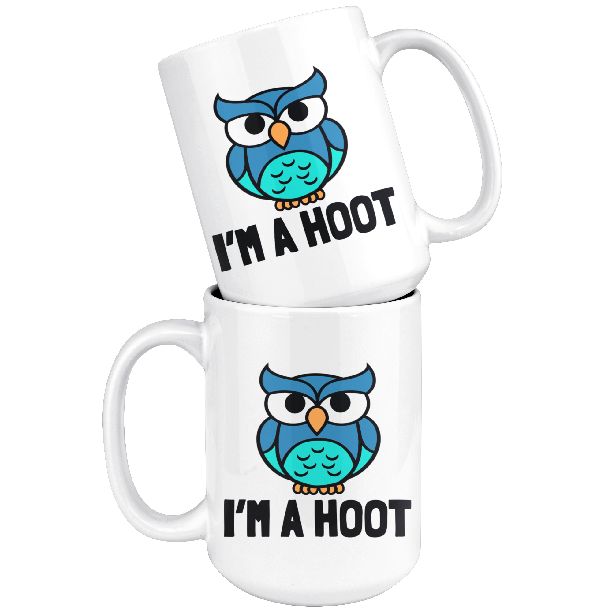 White Mugs - Owl I'm A Hoot