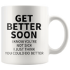 White Mugs - Get Better Soon