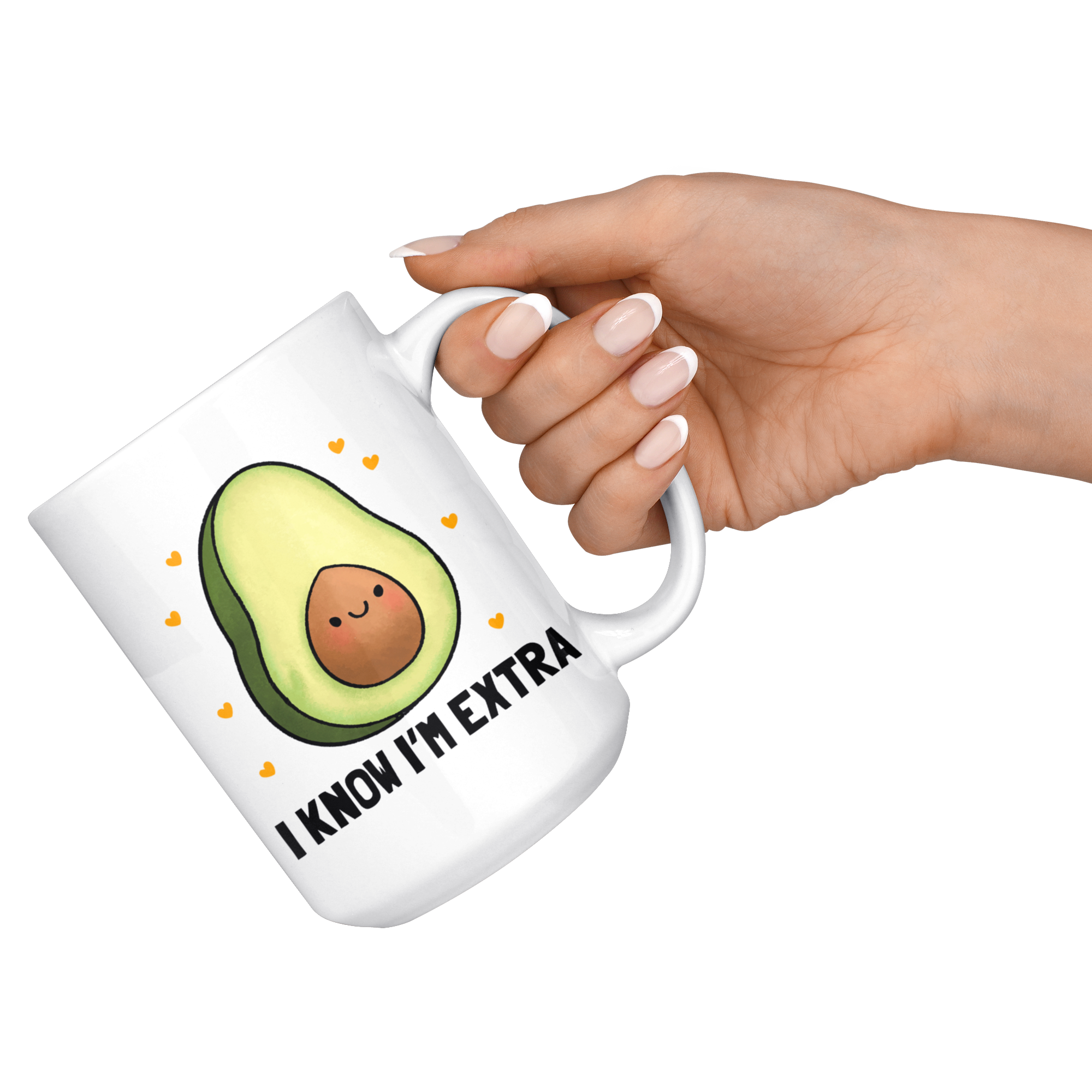 White Mugs - Avocado Extra