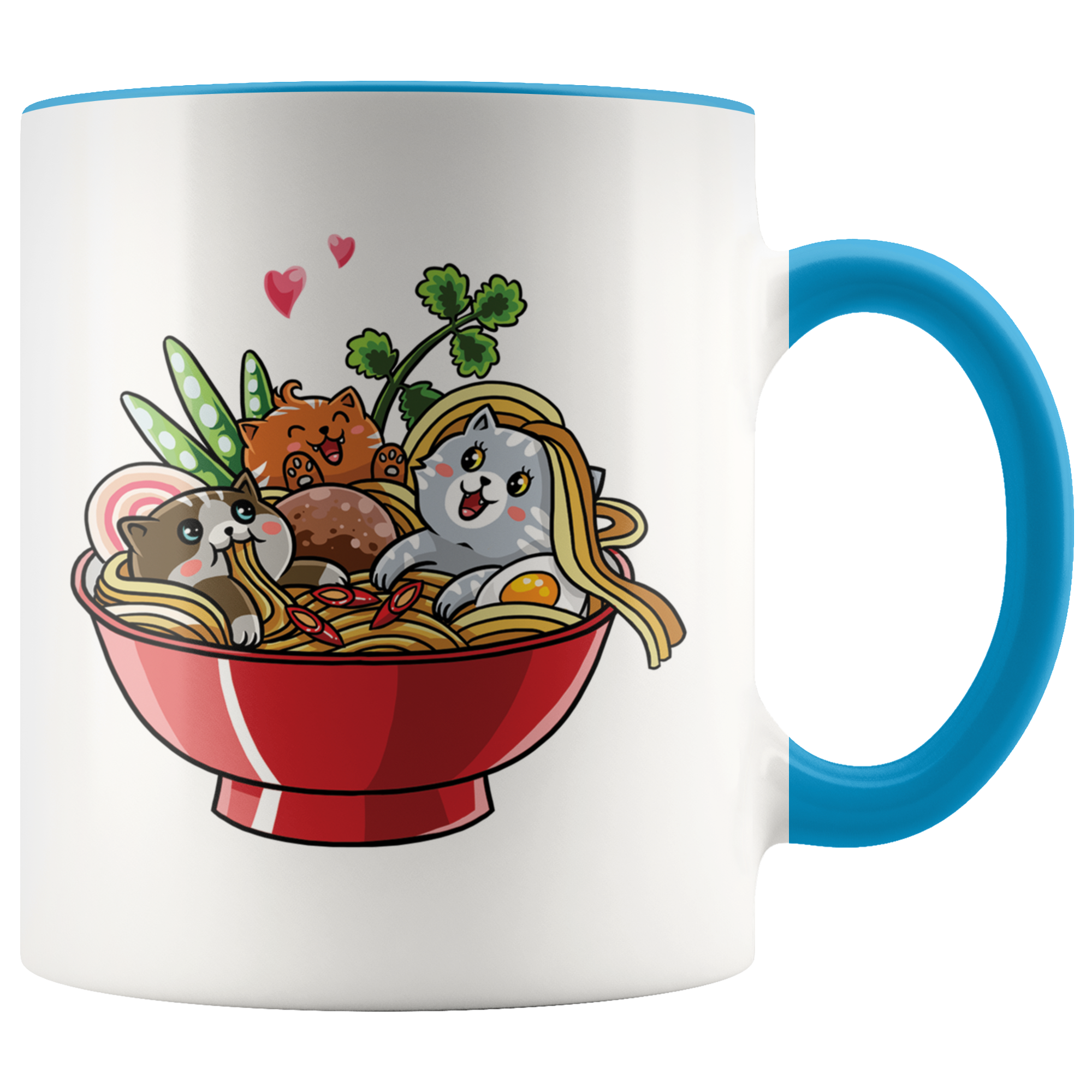Accent Mug - Ramen Cat Noodles