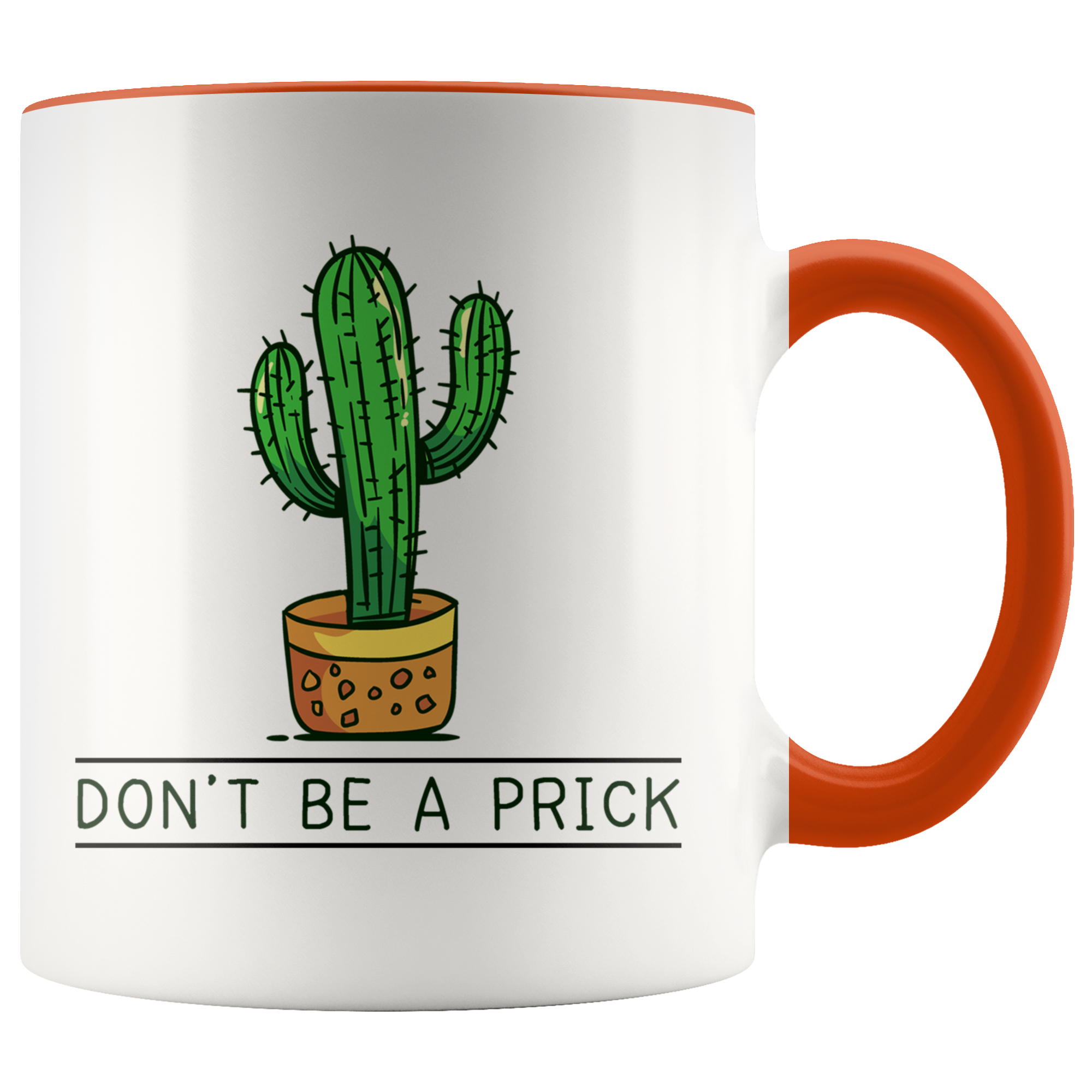 Accent Mug - Cactus Don't Be A Prick