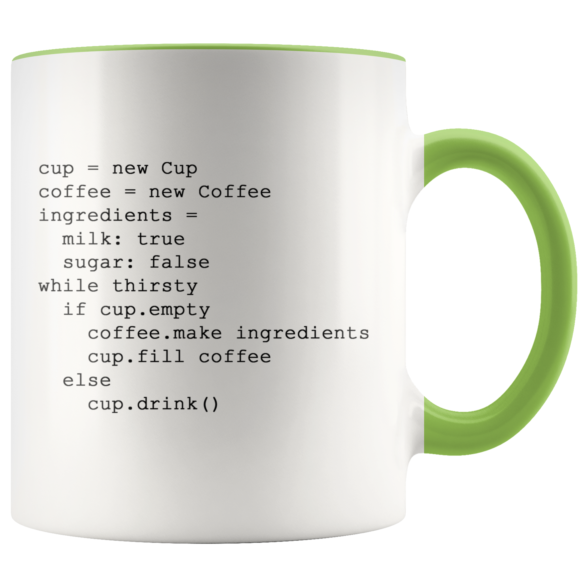 Accent Mug - Computer Coder Coffee New Cup Mug