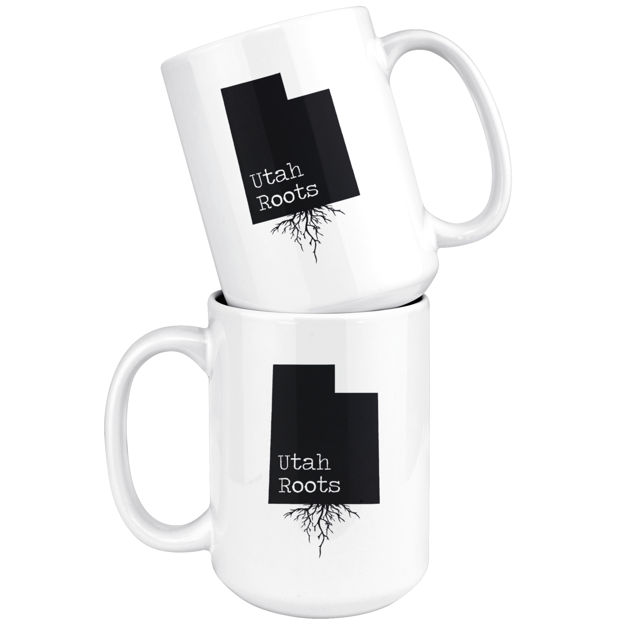 White Mugs - Utah Roots