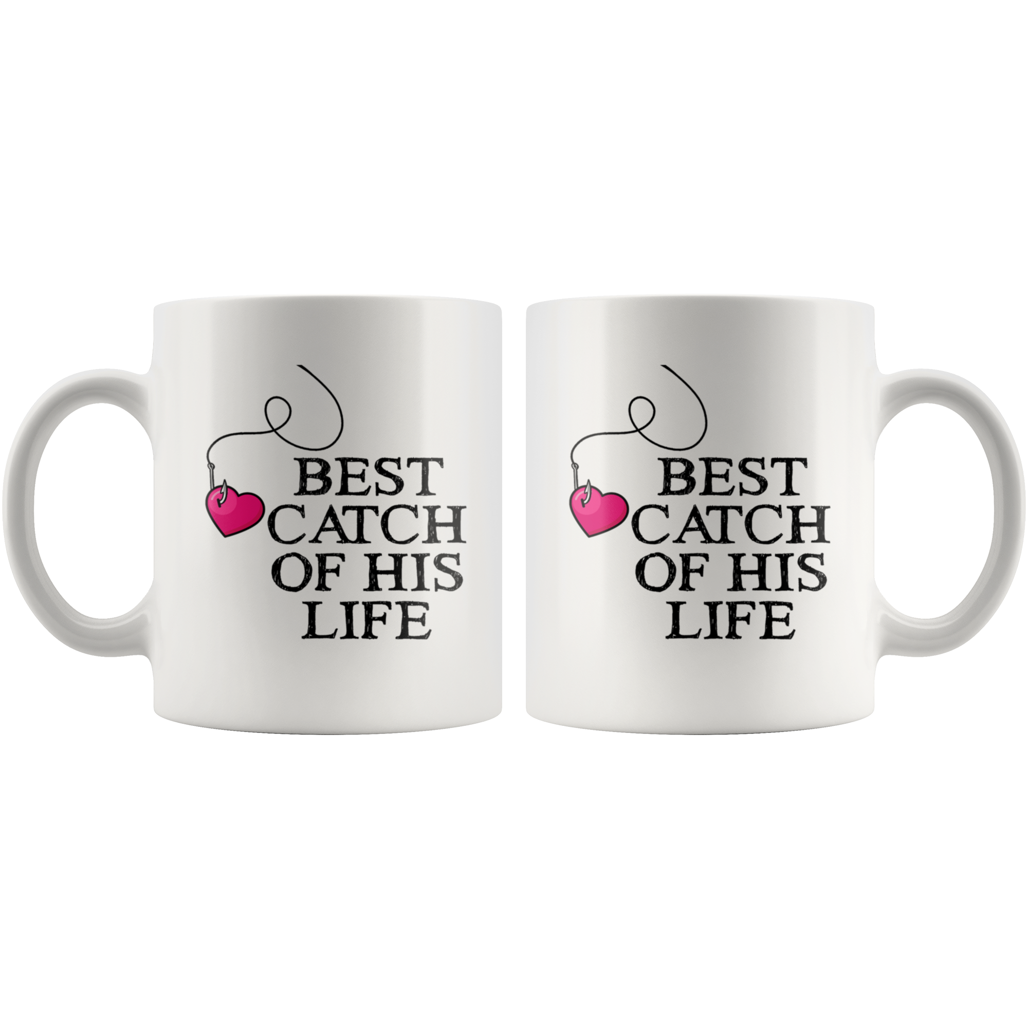 White Mugs - Fishing Matching Mug Best Catch
