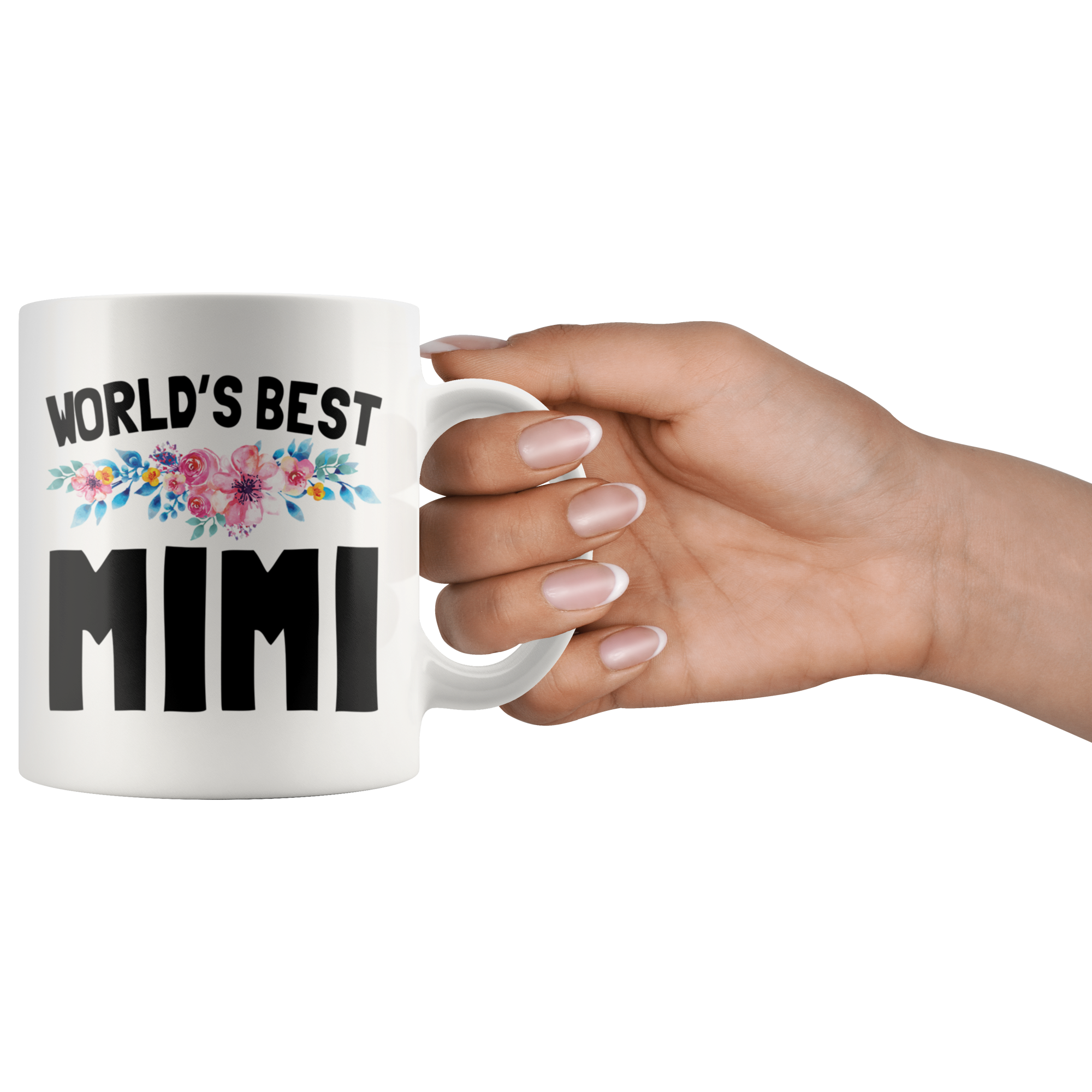 White 11oz Mug - World's Best Mimi