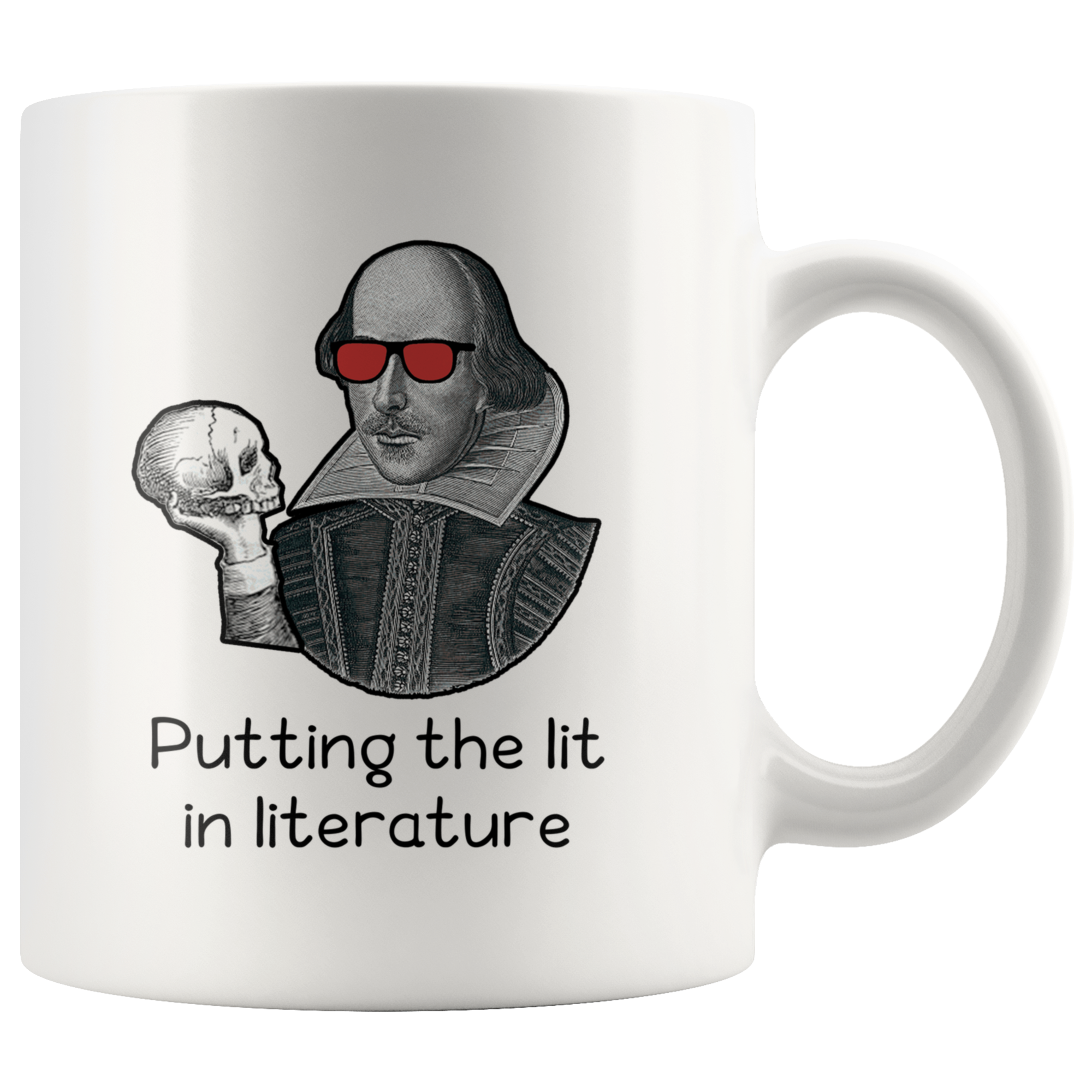 White Mugs - Shakespeare Lit