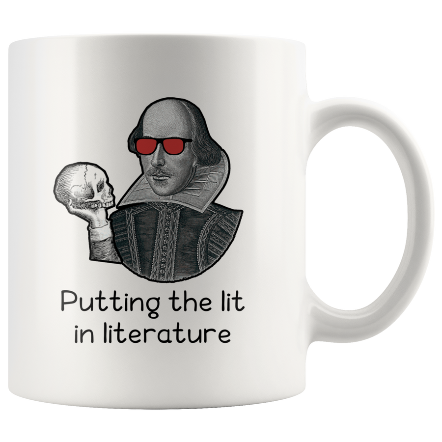 White Mugs - Shakespeare Lit