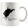 White Mugs - West Virginia Roots