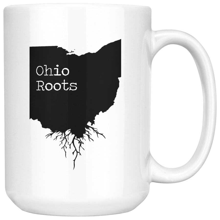 White 15oz Mug - Ohio Roots
