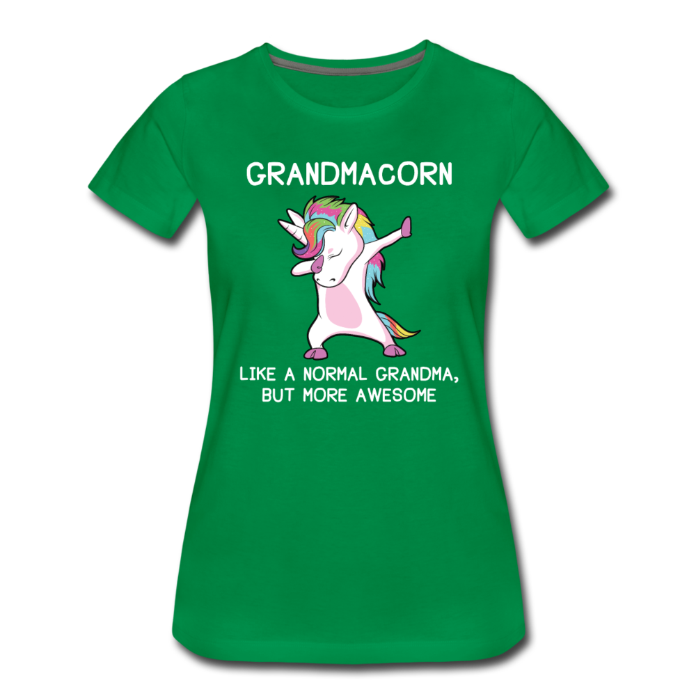 Grandmacorn Green Ladie's Shirt - kelly green