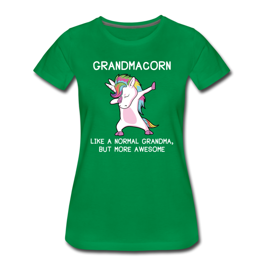 Grandmacorn Green Ladie's Shirt - kelly green