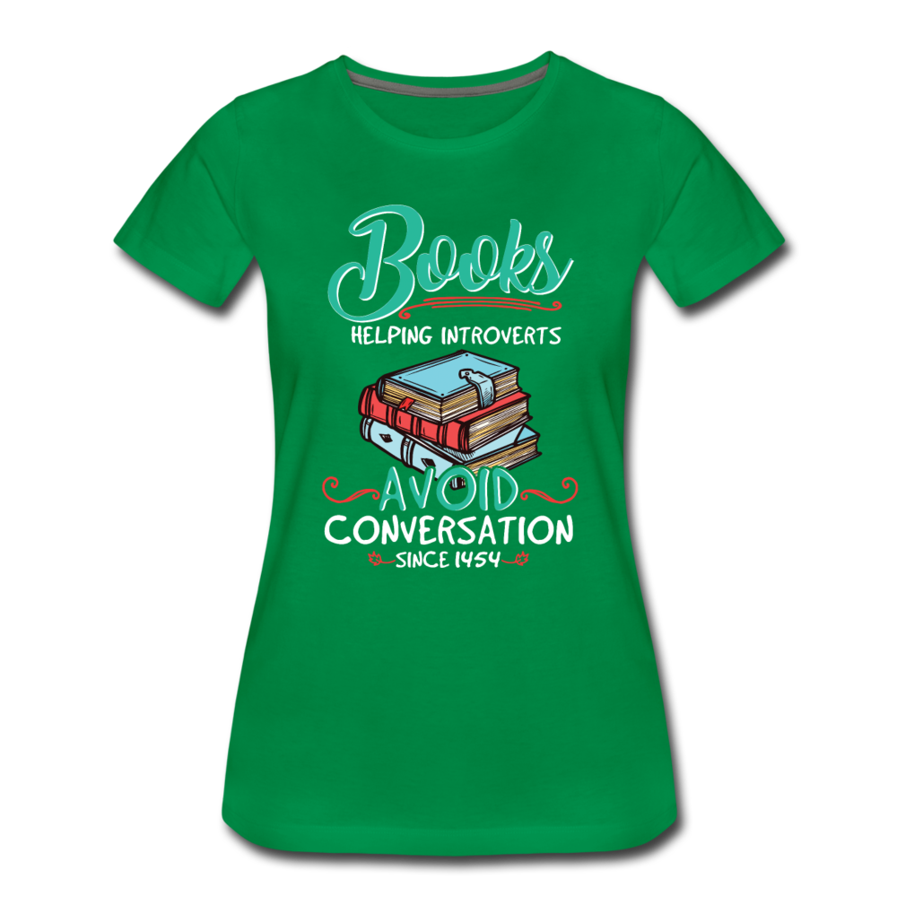 Books Helping Introverts Ladie's Green - kelly green