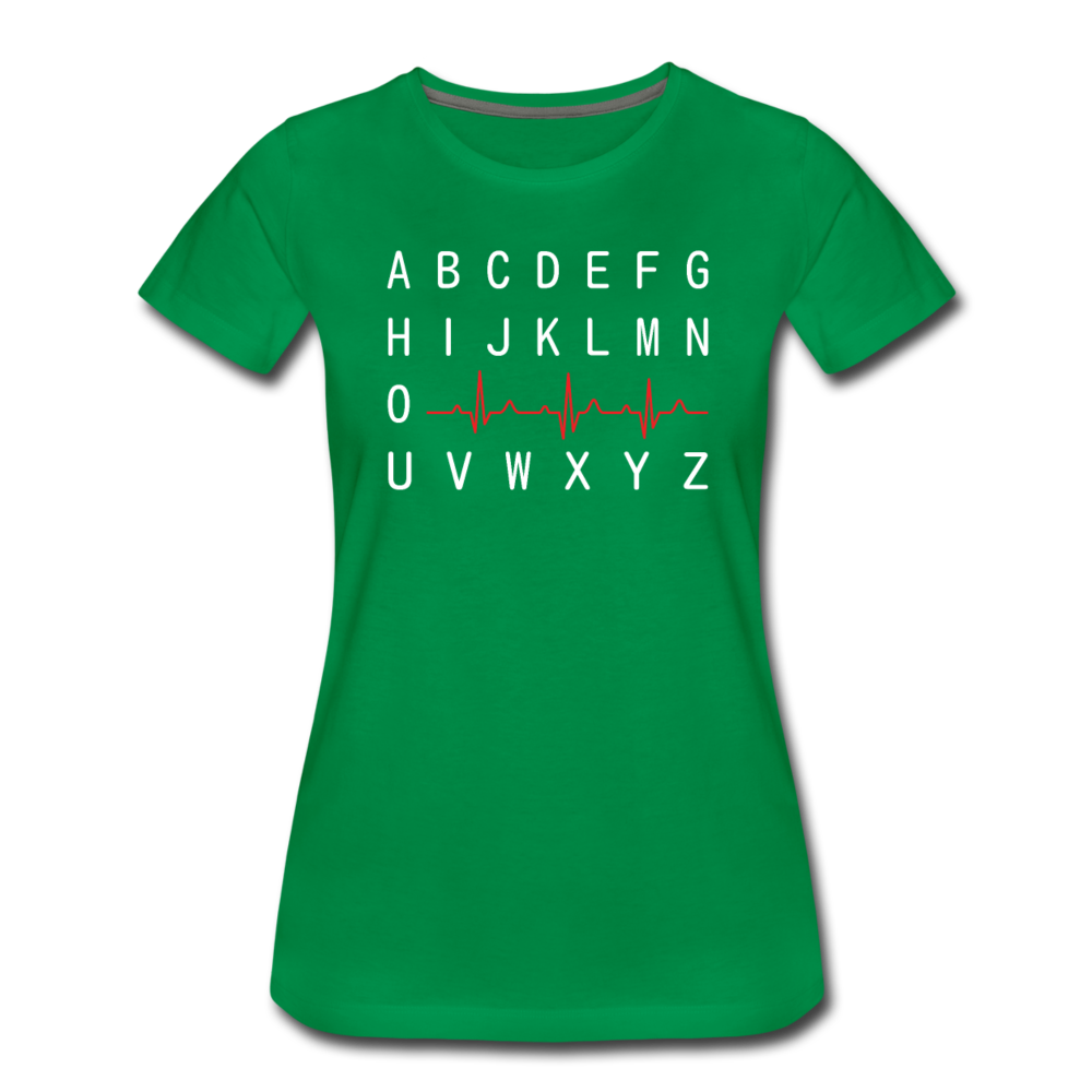 PQRST Green Ladies Shirts - kelly green