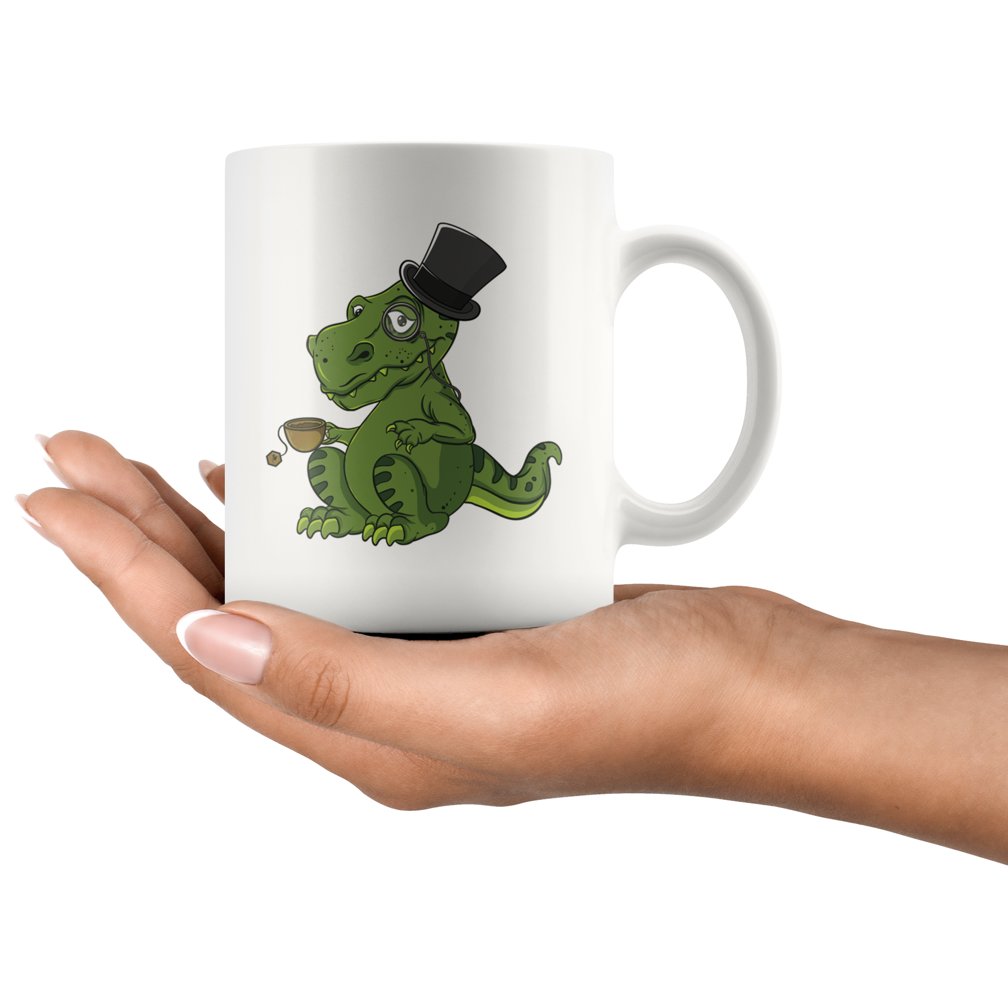 White 11oz Mug - Tea Rex