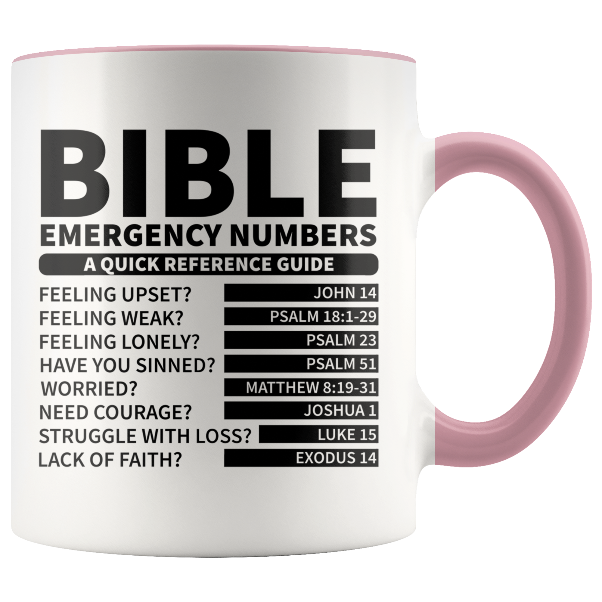 Accent Mug - Bible Reference Mug
