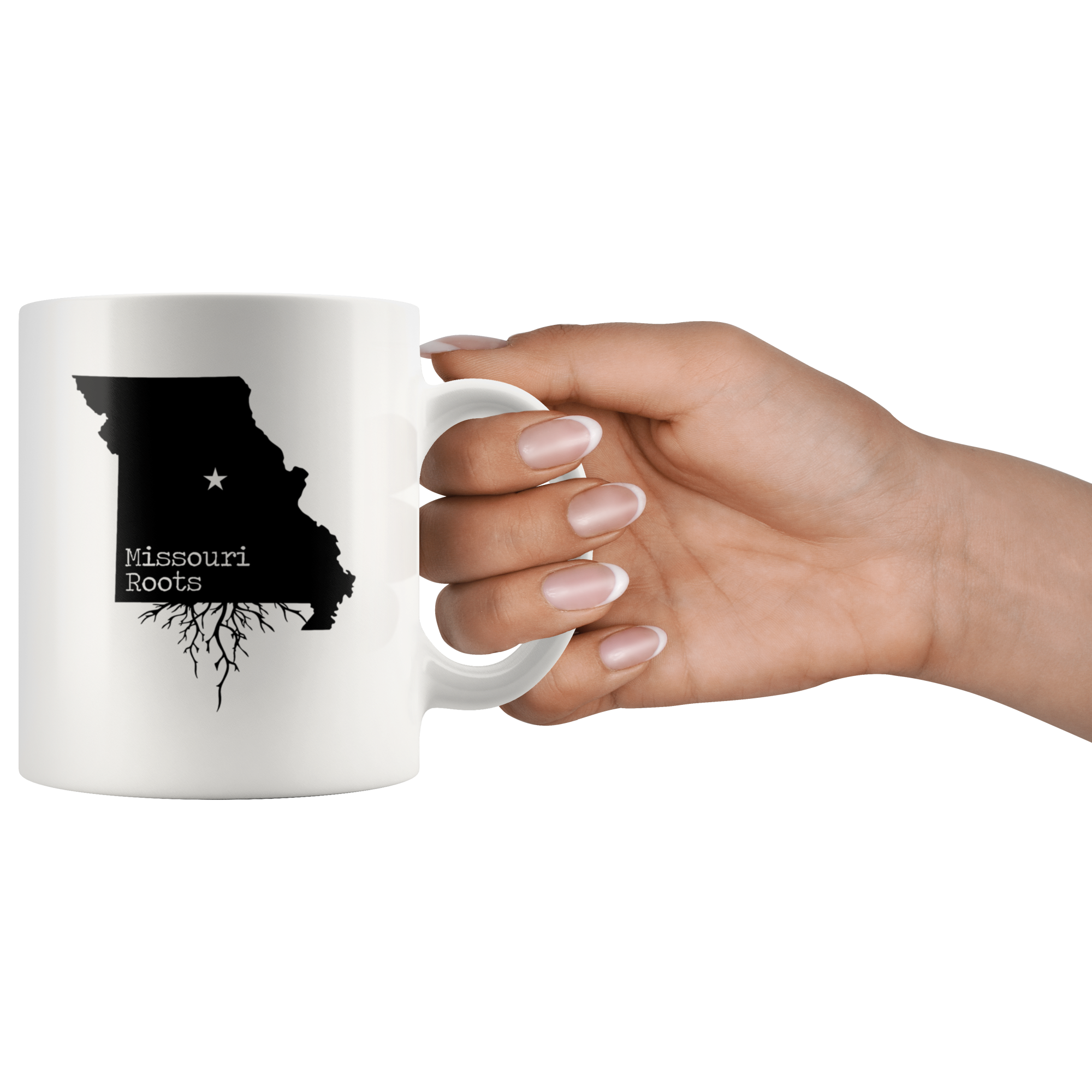 White Mugs - Missouri Roots