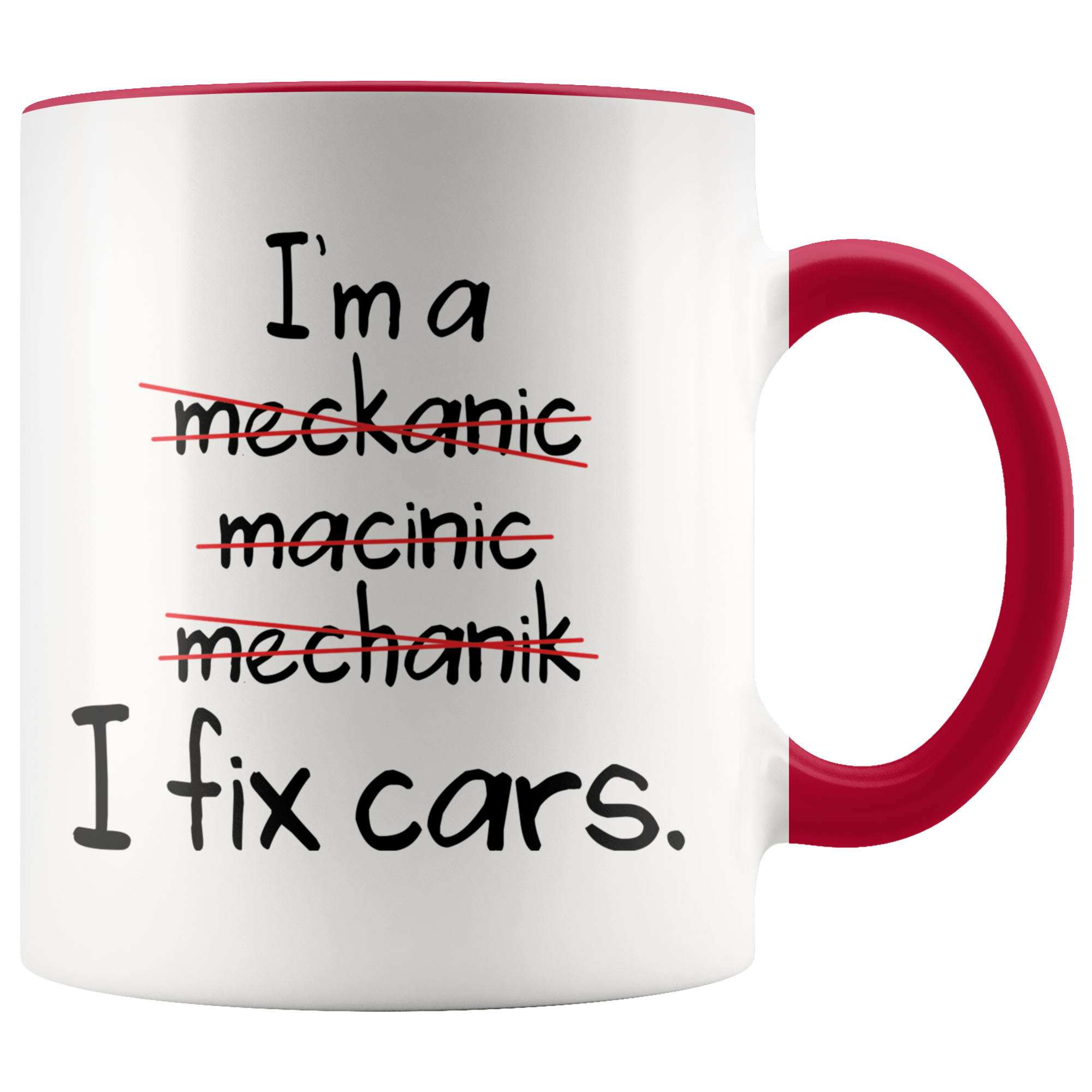 Accent Mug - Mechanic Spelling