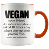 Accent Mug - Vegan Definition