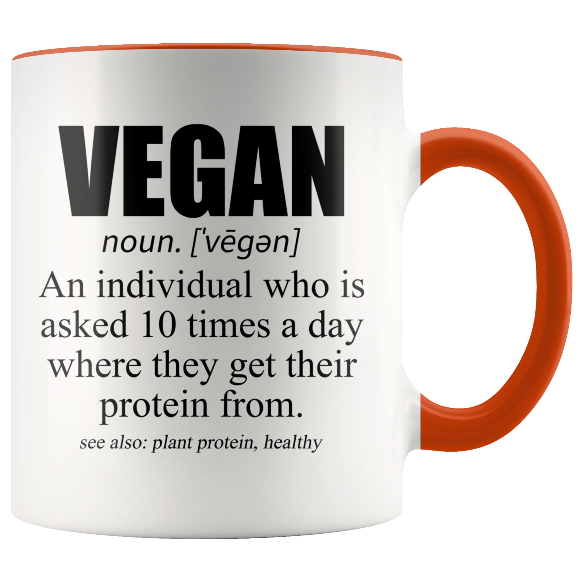 Accent Mug - Vegan Definition
