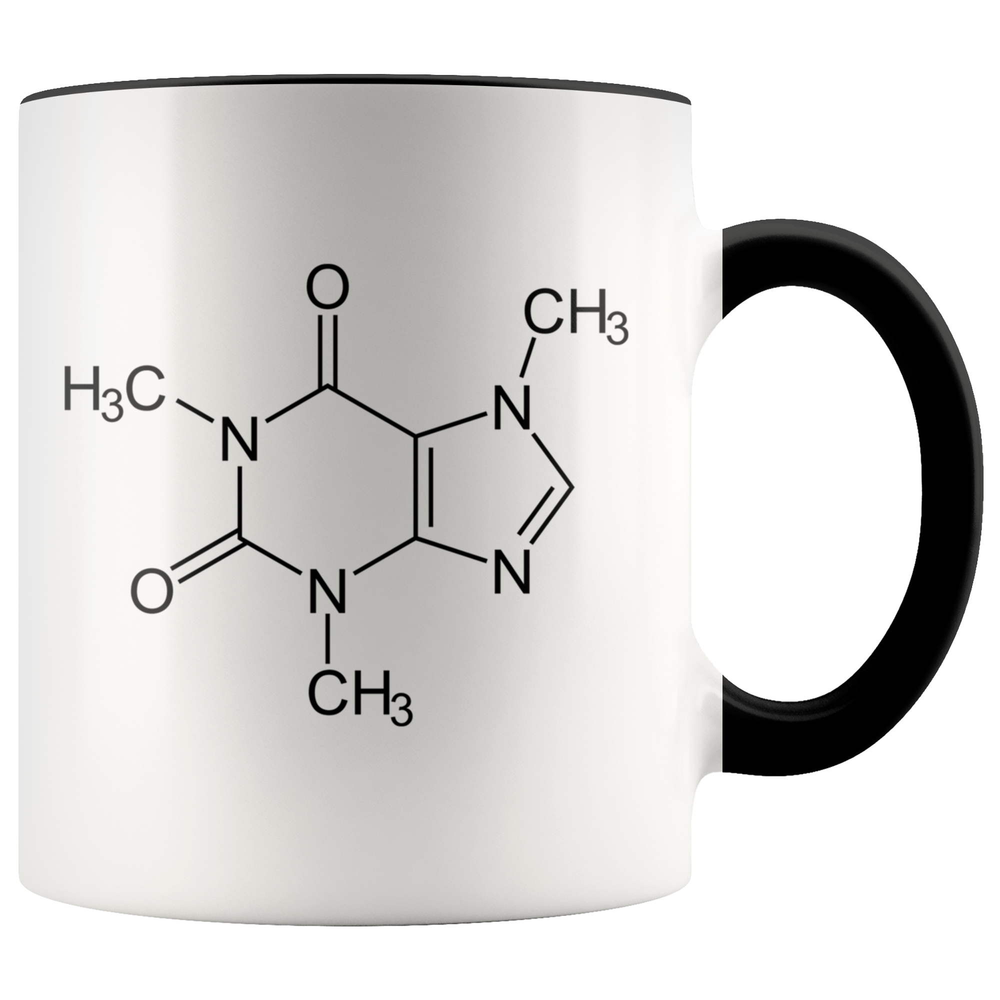 Accent Mug - Caffeine Molecule