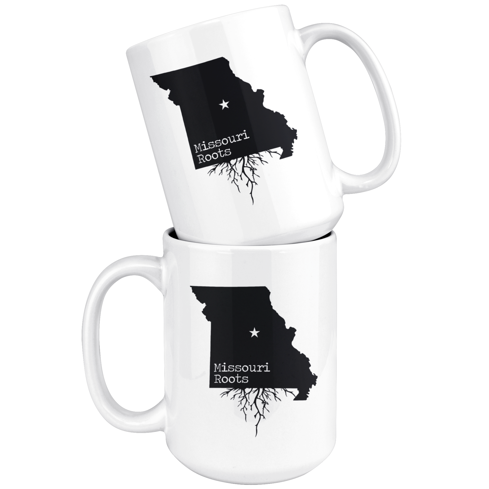White Mugs - Missouri Roots