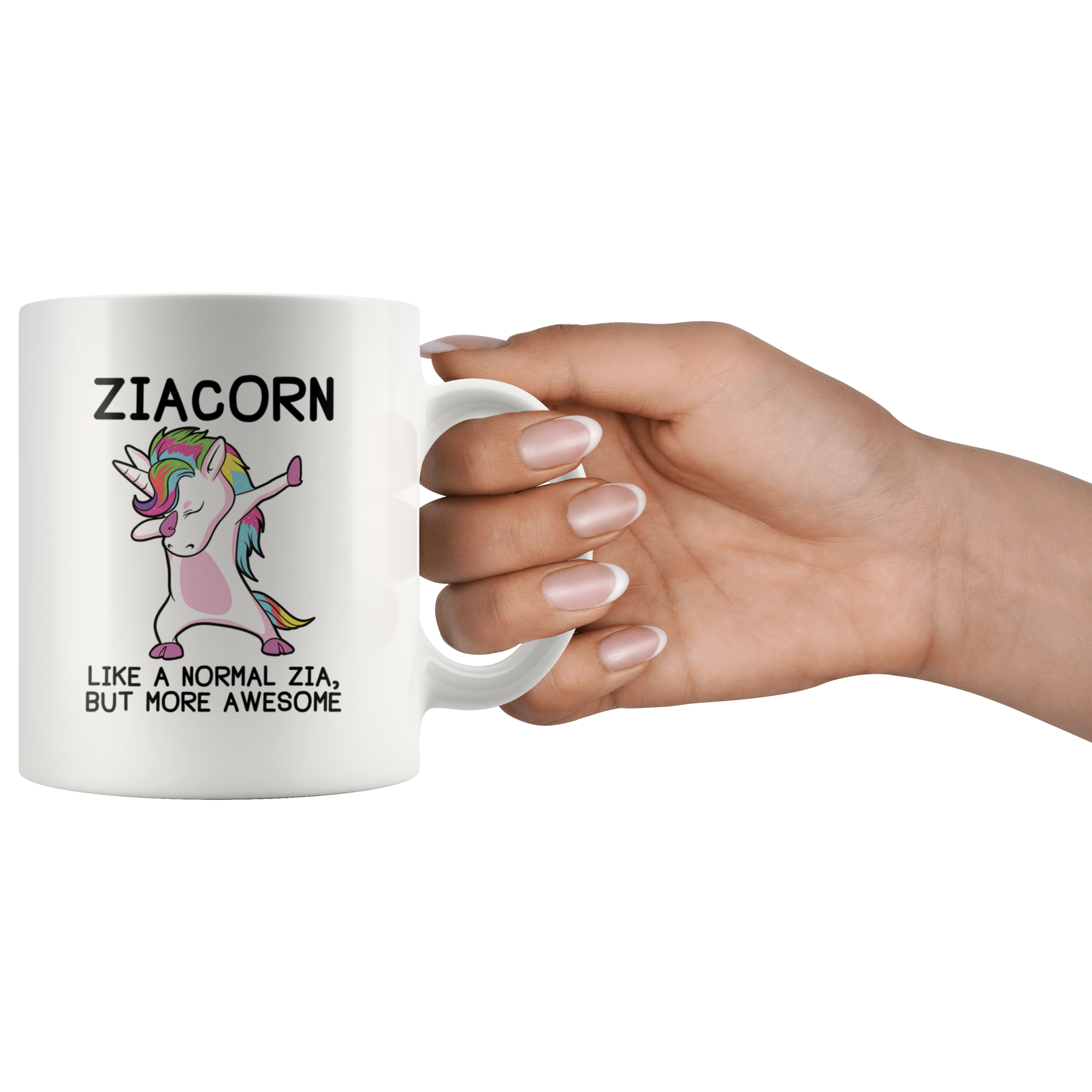 White 11oz Mug - Ziacorn