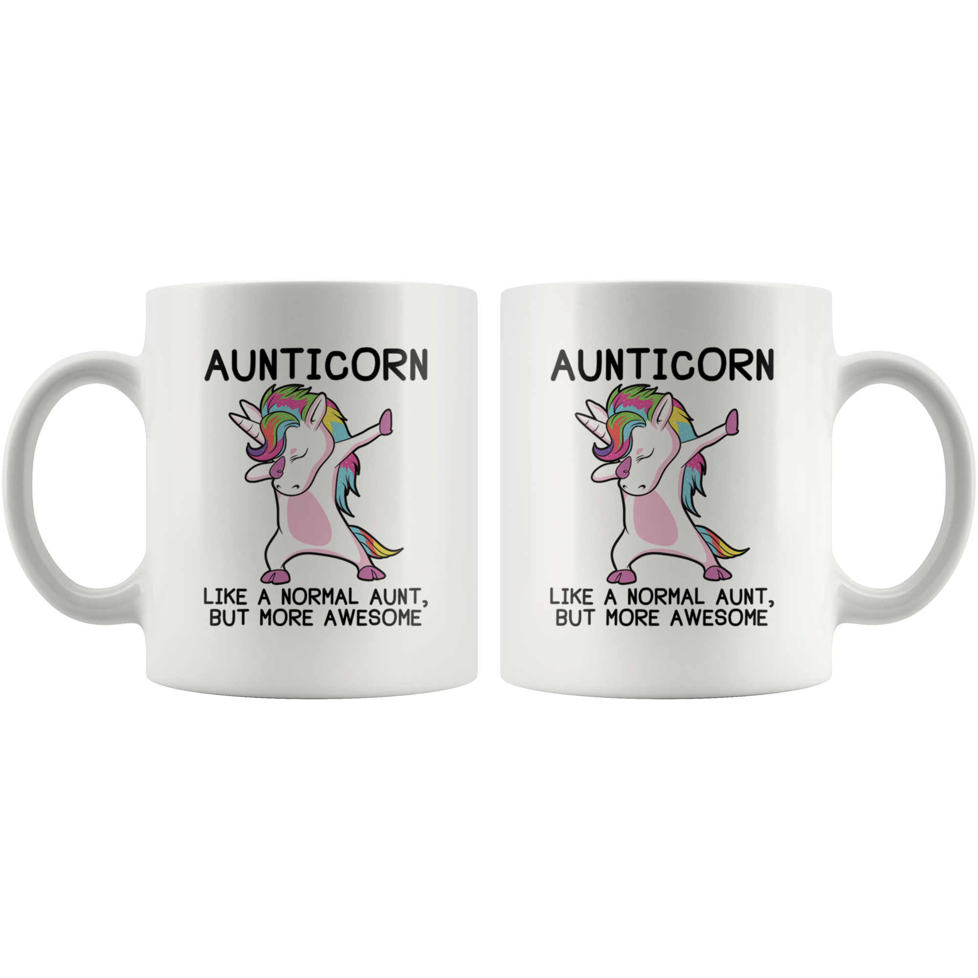 White 11oz Mug - Aunticorn