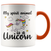 Accent Mug - Spirit Animal is A Unicorn