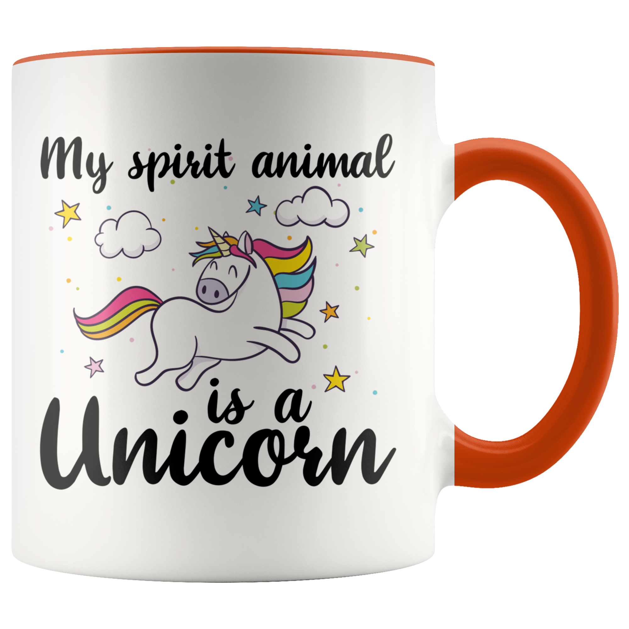 Accent Mug - Spirit Animal is A Unicorn