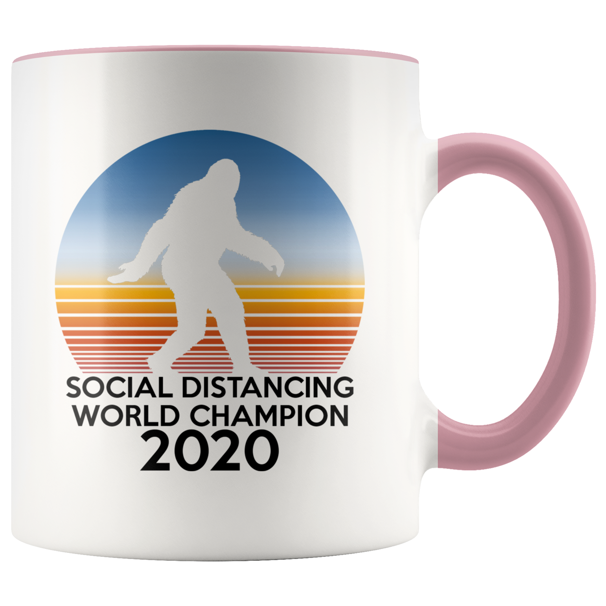 Accent Mug - Bigfoot Social Distance World Champion