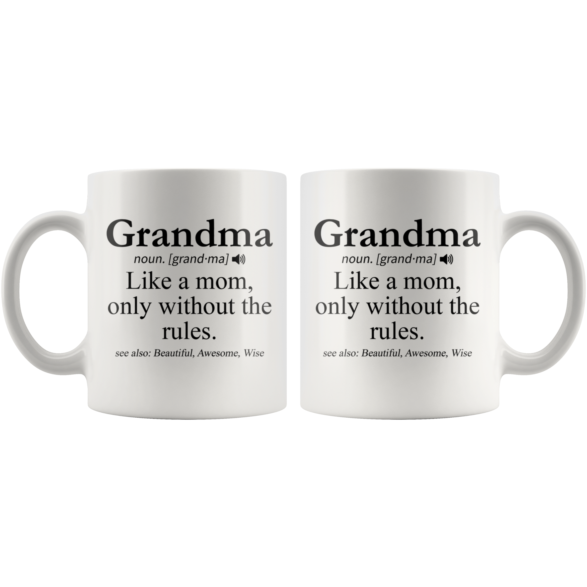 White 11oz Mug - Grandma Definition