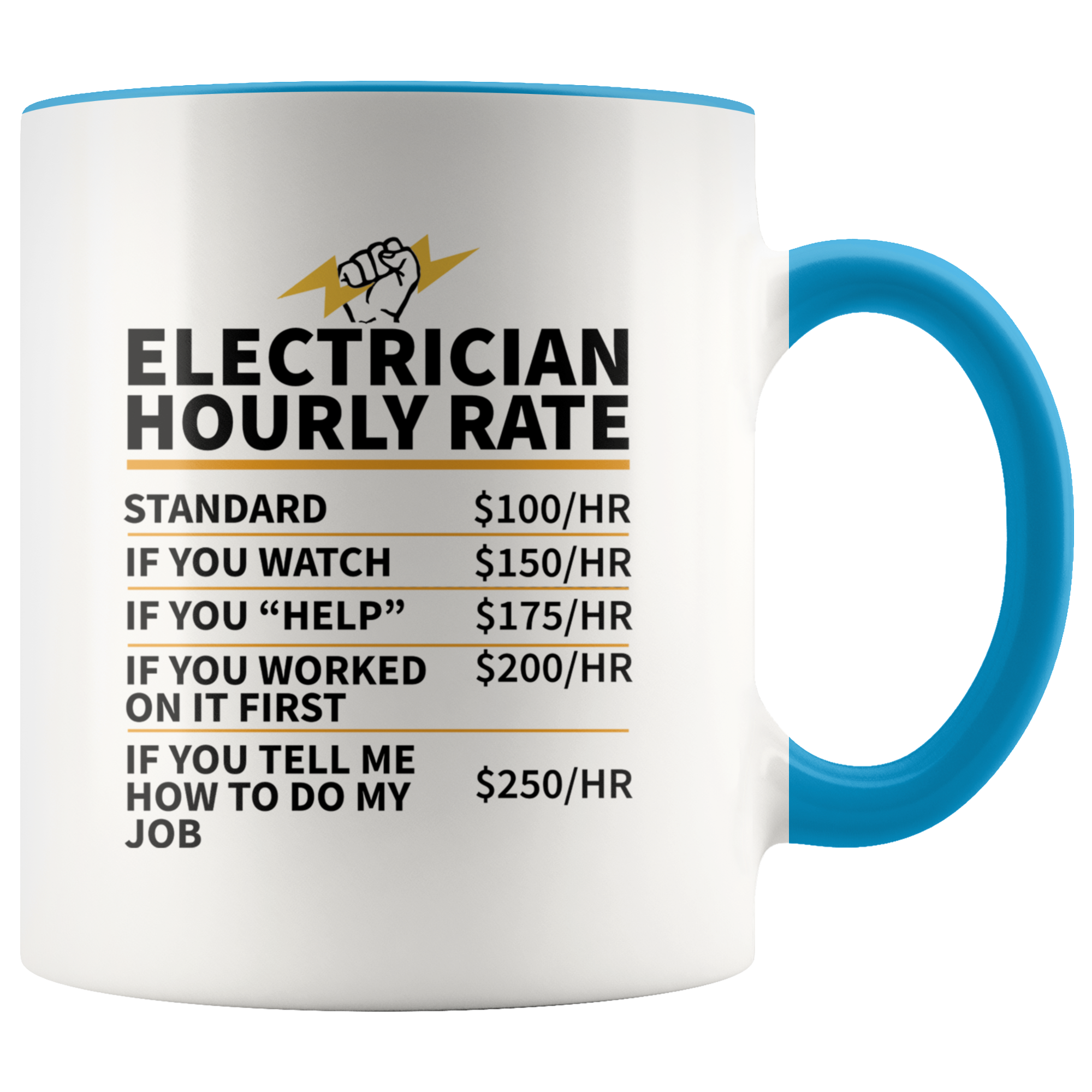 Accent Mug - Electrician Hourly