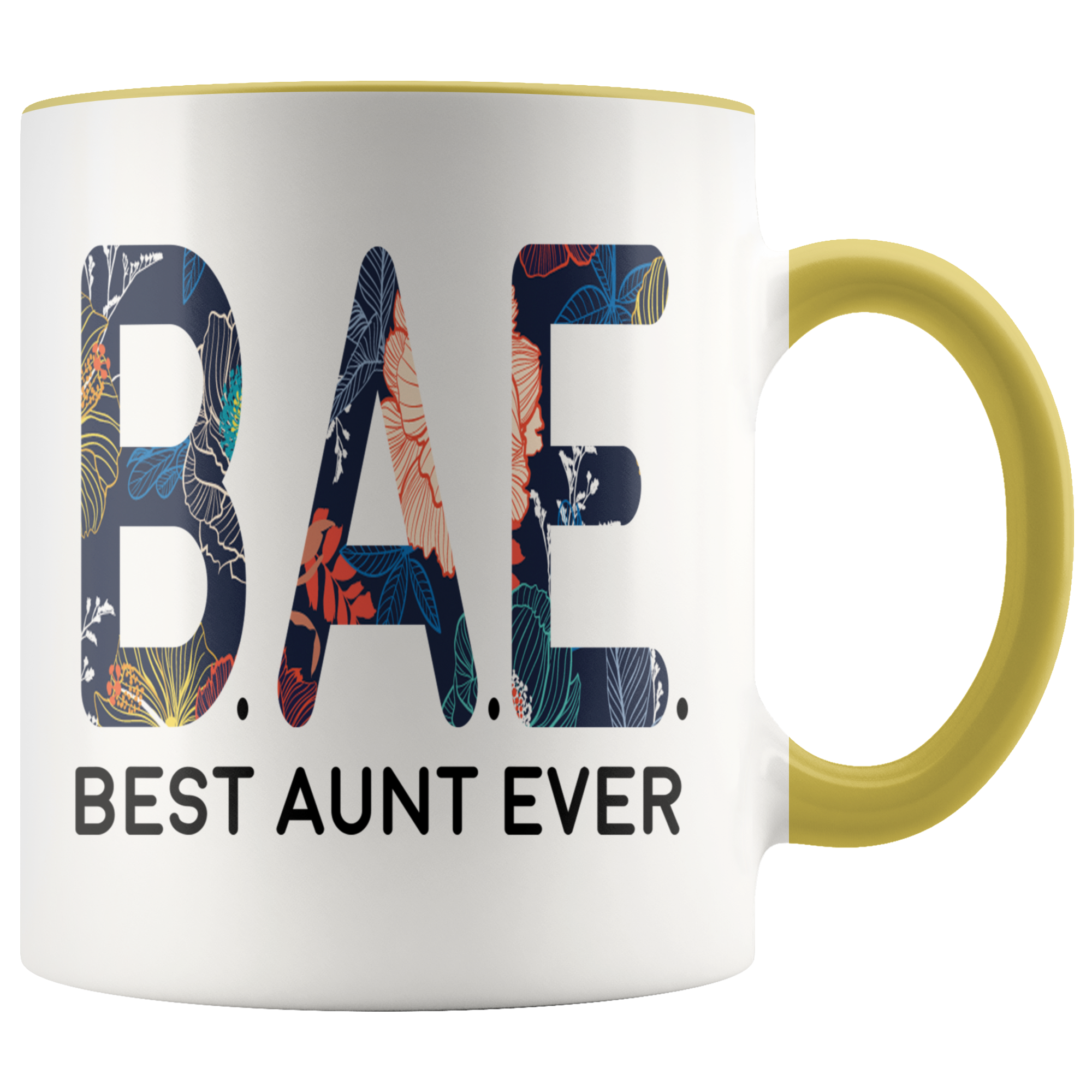 Accent Mug - BAE Best Aunt Ever