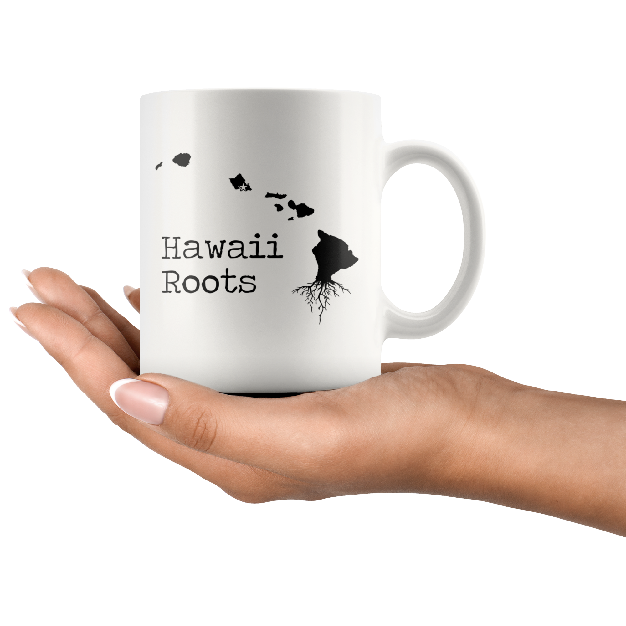 White Mugs - Hawaii Roots