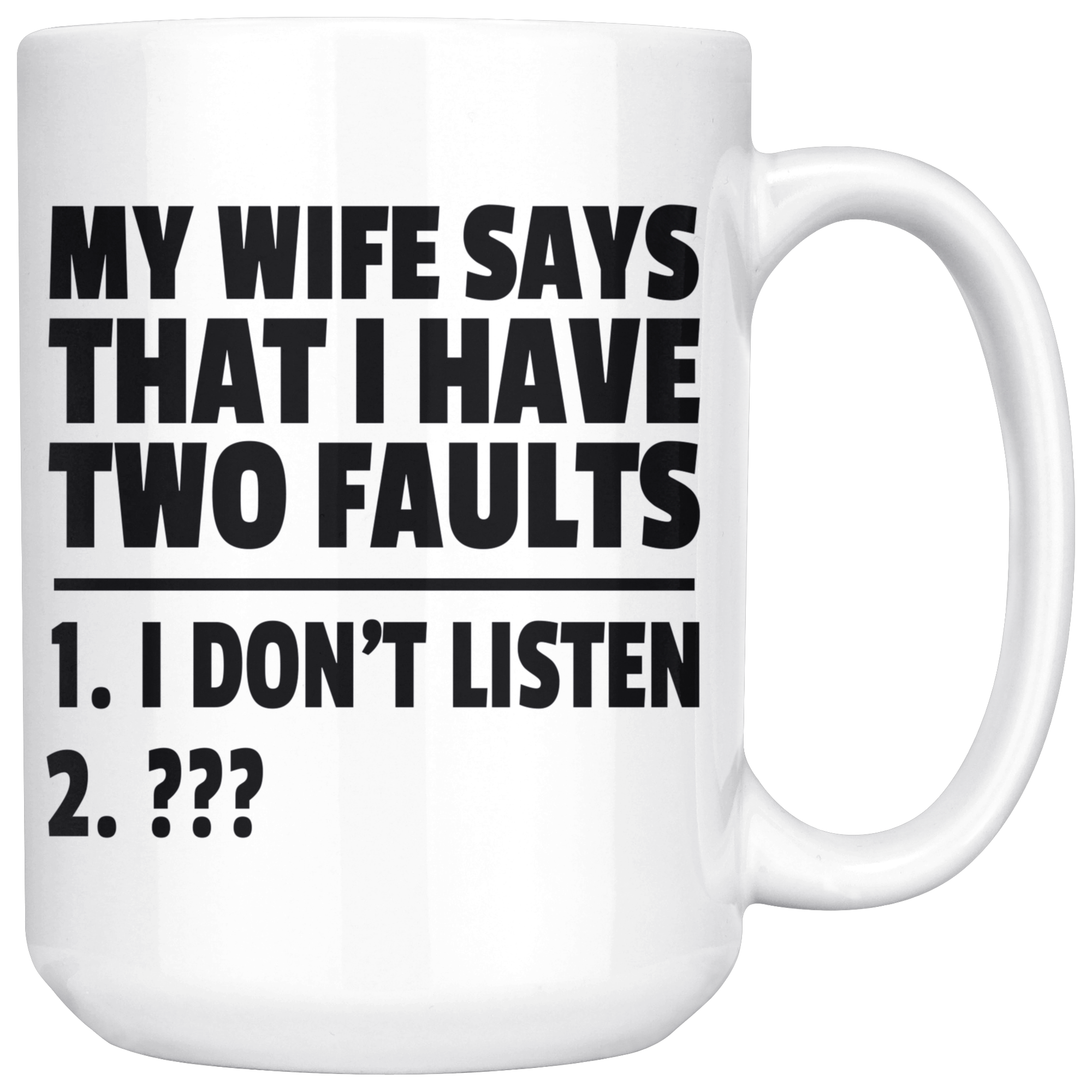 White Mugs - Wife Two Faults