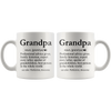 White Mugs - Grandpa Definition