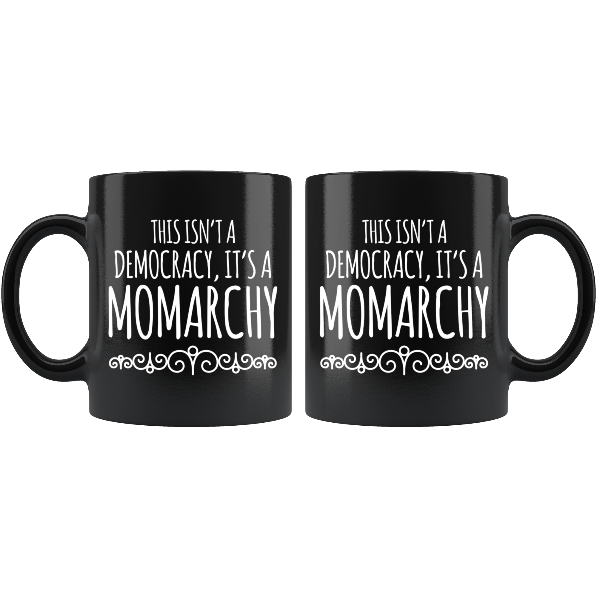 Black 11oz Mug - Momarchy