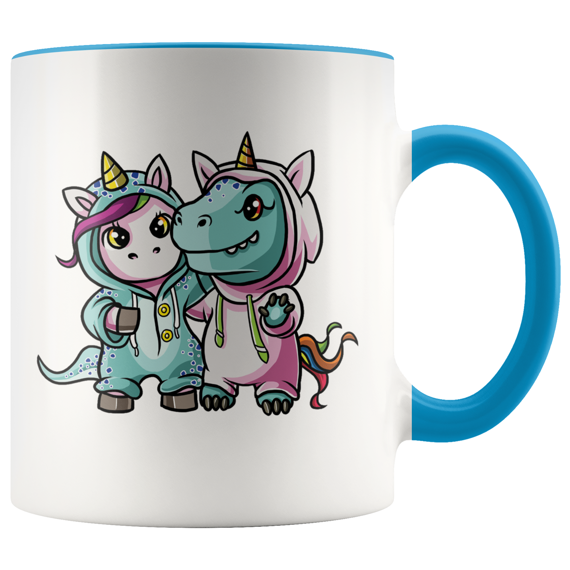 Accent Mug - Unicorn T-Rex Costumes