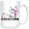 White 15oz Mug - Dadacorn
