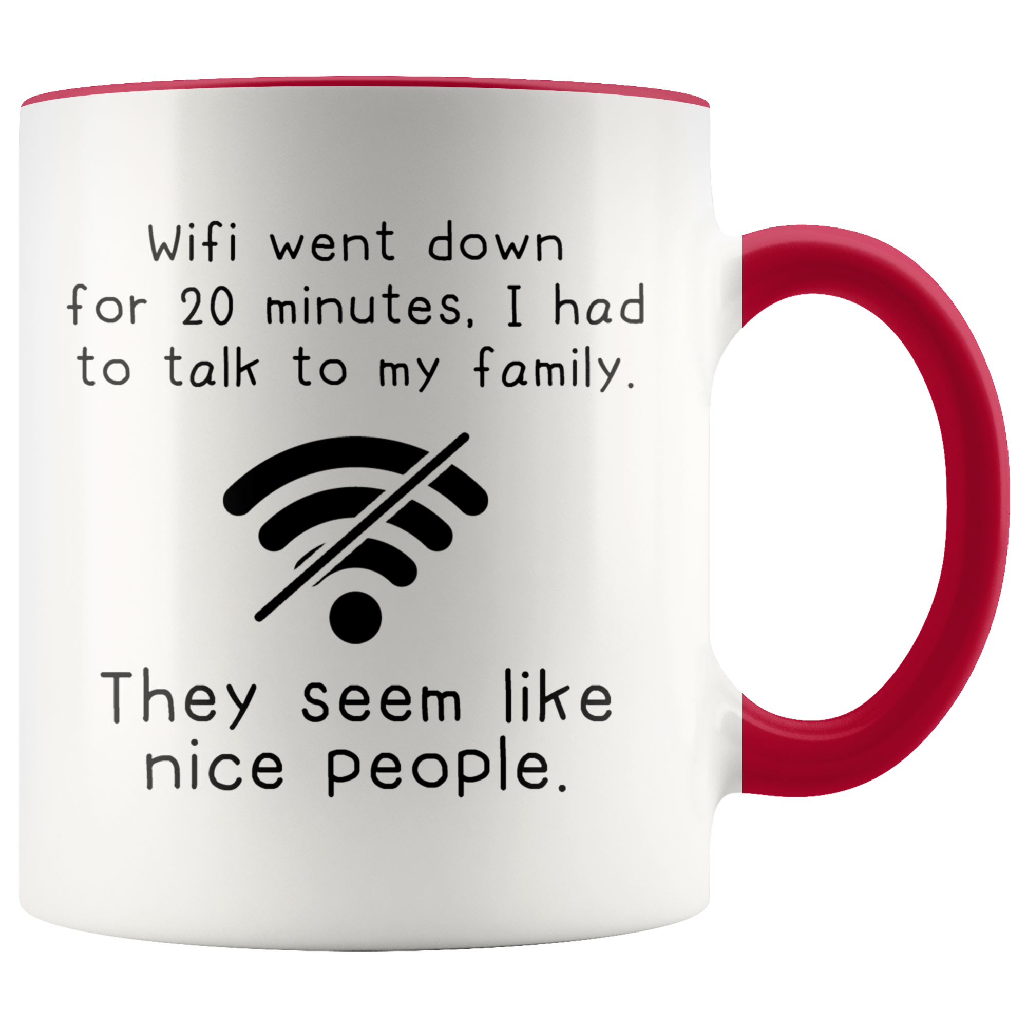 Accent Mug - Wifi Went Down