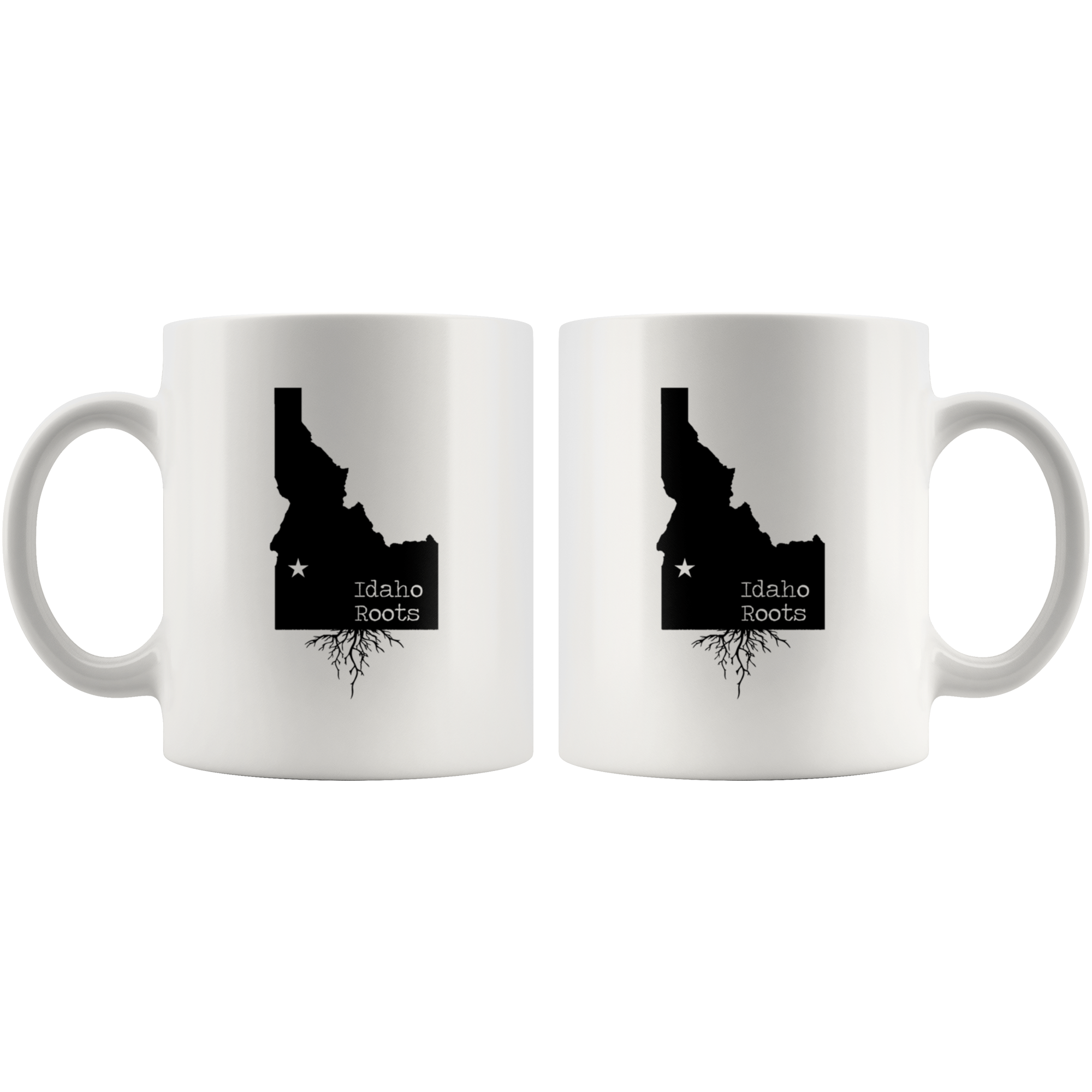 White Mugs - Idaho Roots