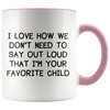 Accent Mugs - Favorite Child Outloud