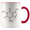 Accent Mug - Caffeine Molecule