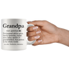 White Mugs - Grandpa Definition