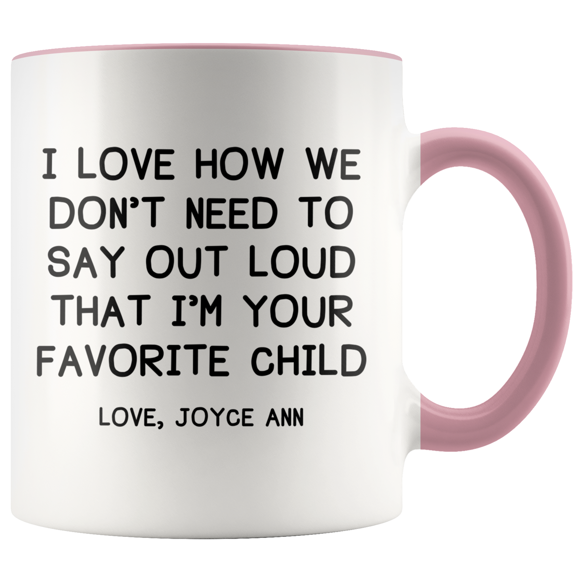 Joyce Ann Custom Accent Mug