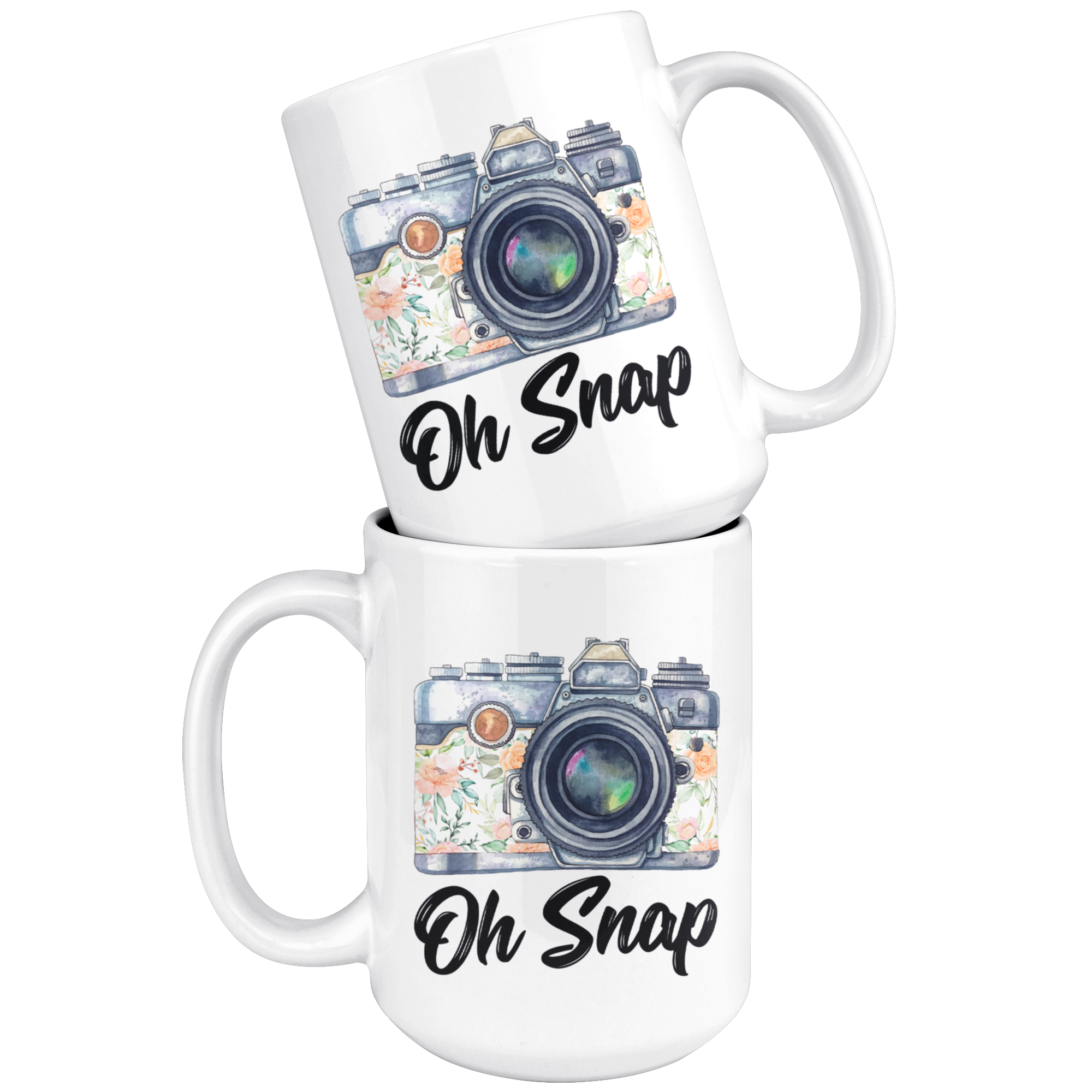 White 15oz Mug - Photography Oh Snap