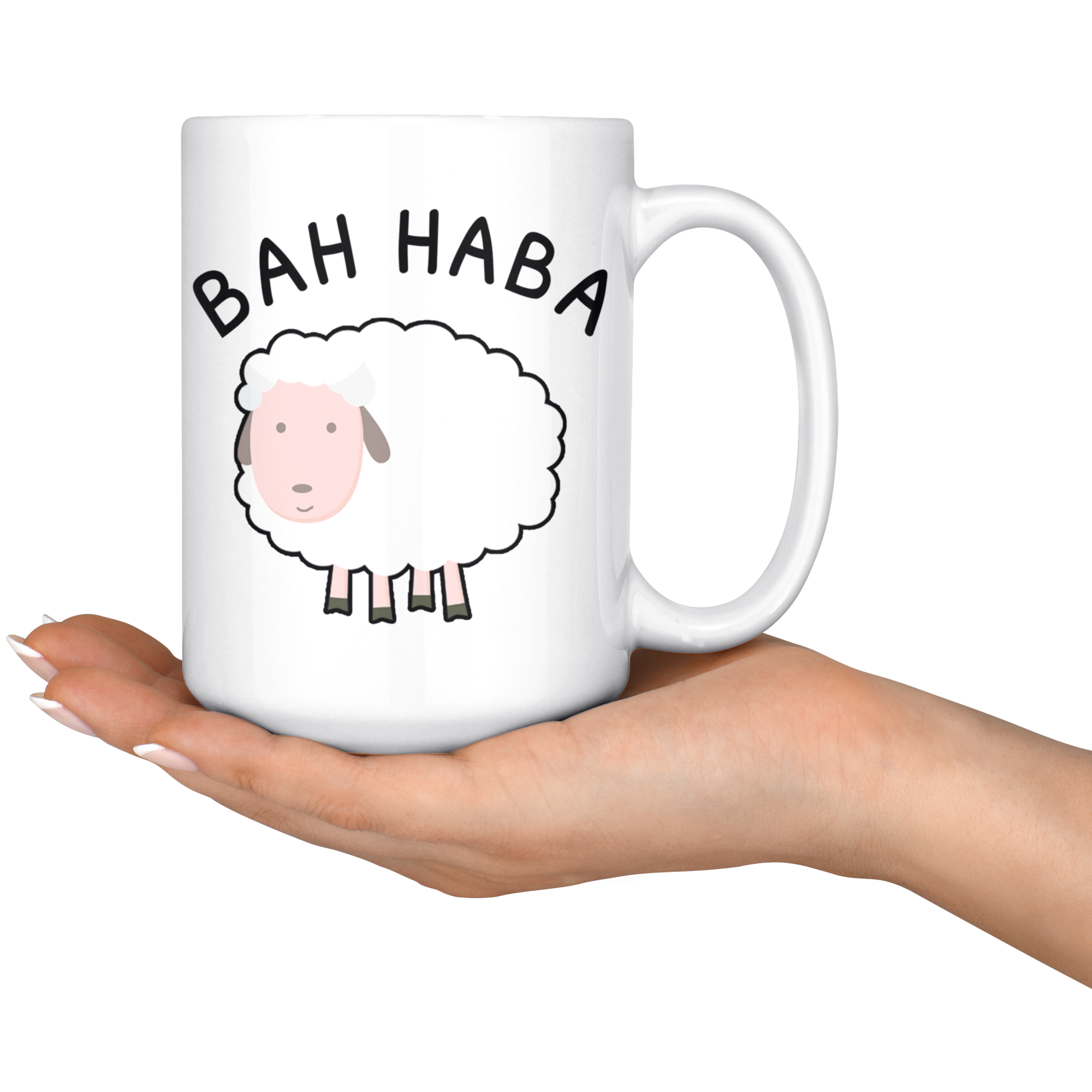 White 15oz Mug - Bah Haba Bar Harbor Maine