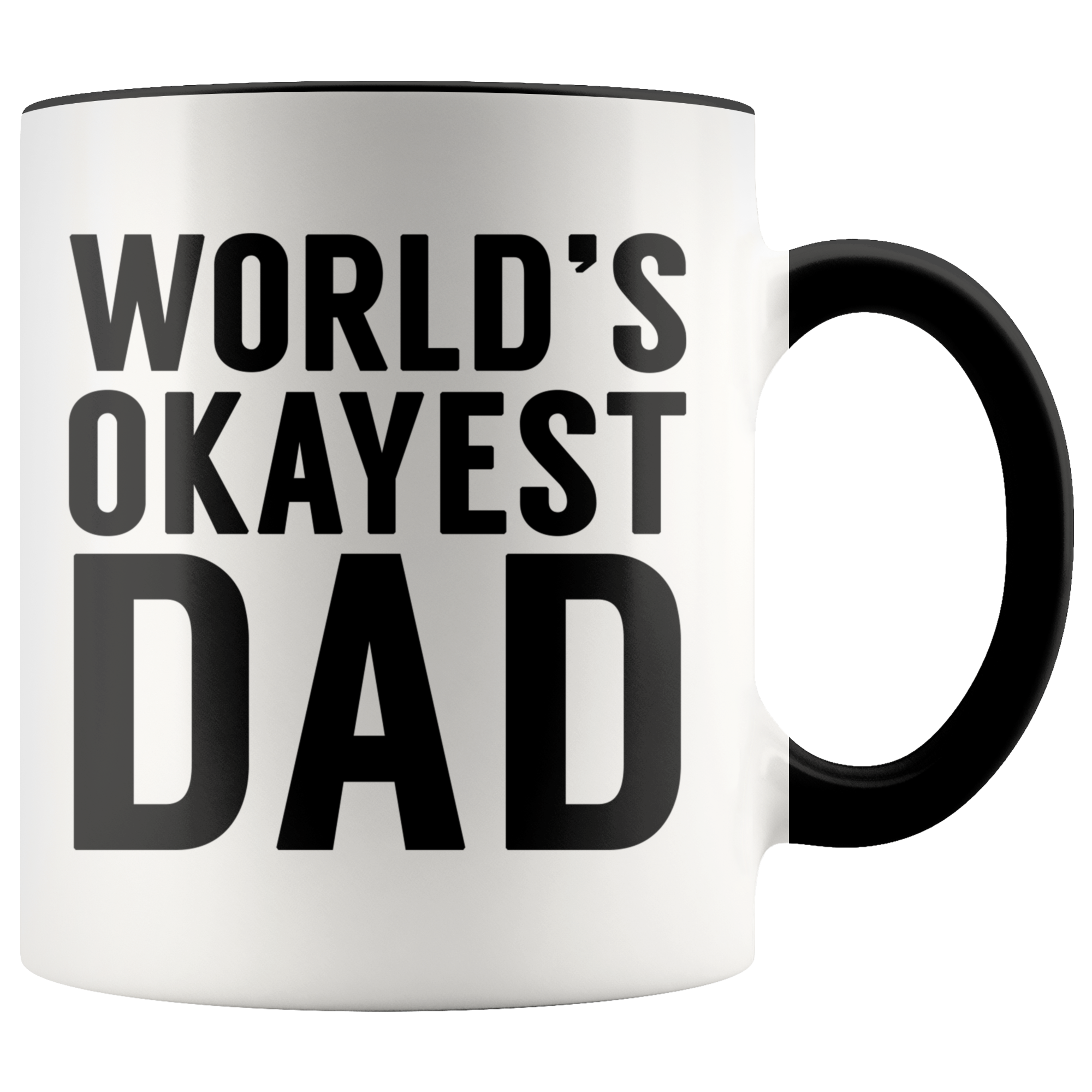 Accent Mug - World's Okayest Dad